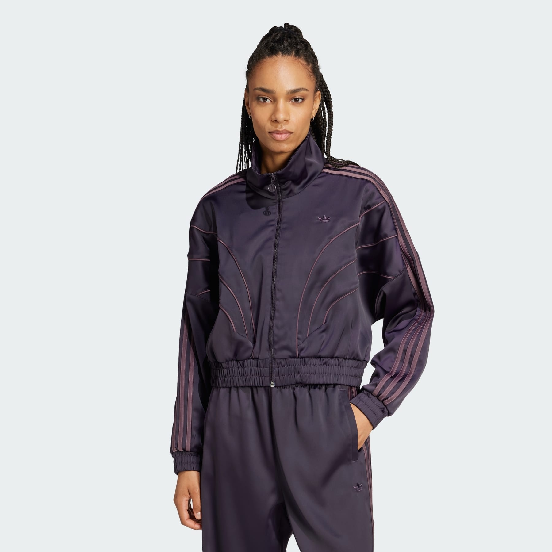 大人気！アディダスレディース☆☆Piping Loose Crop Track Top adidas Piping Loose Crop Track Top | REVERSIBLE