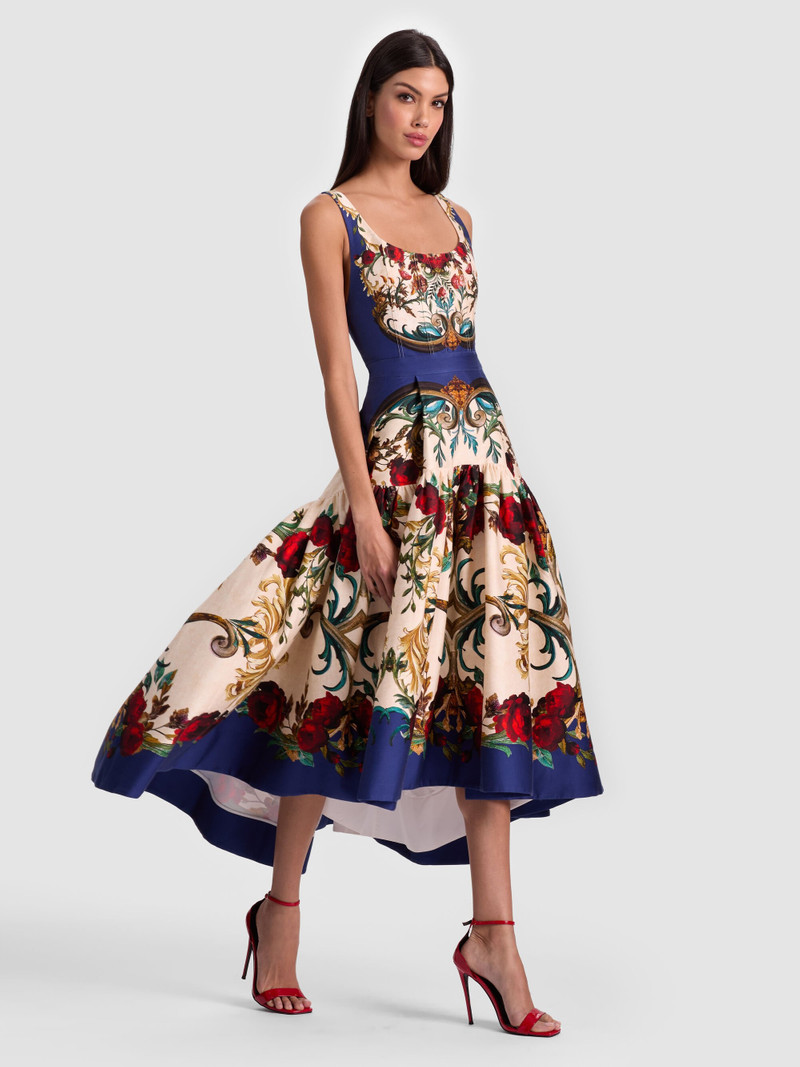 DIANA STRUCTURED MIDI DRESS 6