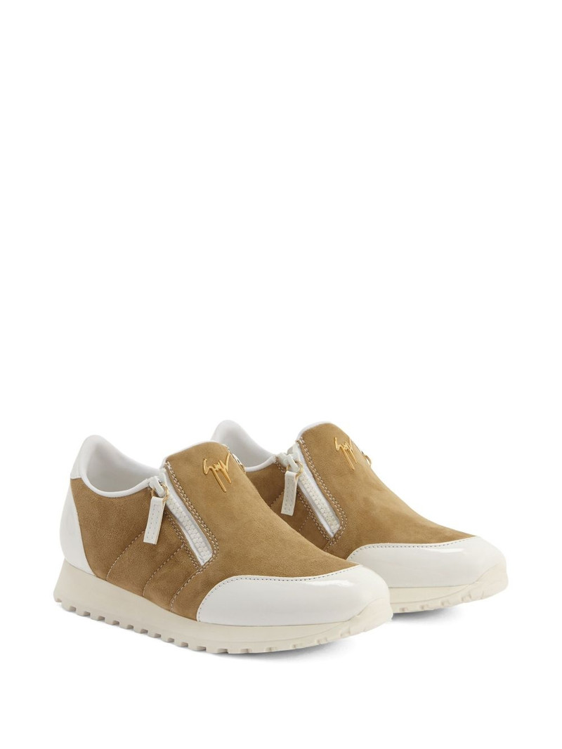 Giuseppe Zanotti Ilde zip-detail suede sneakers outlook