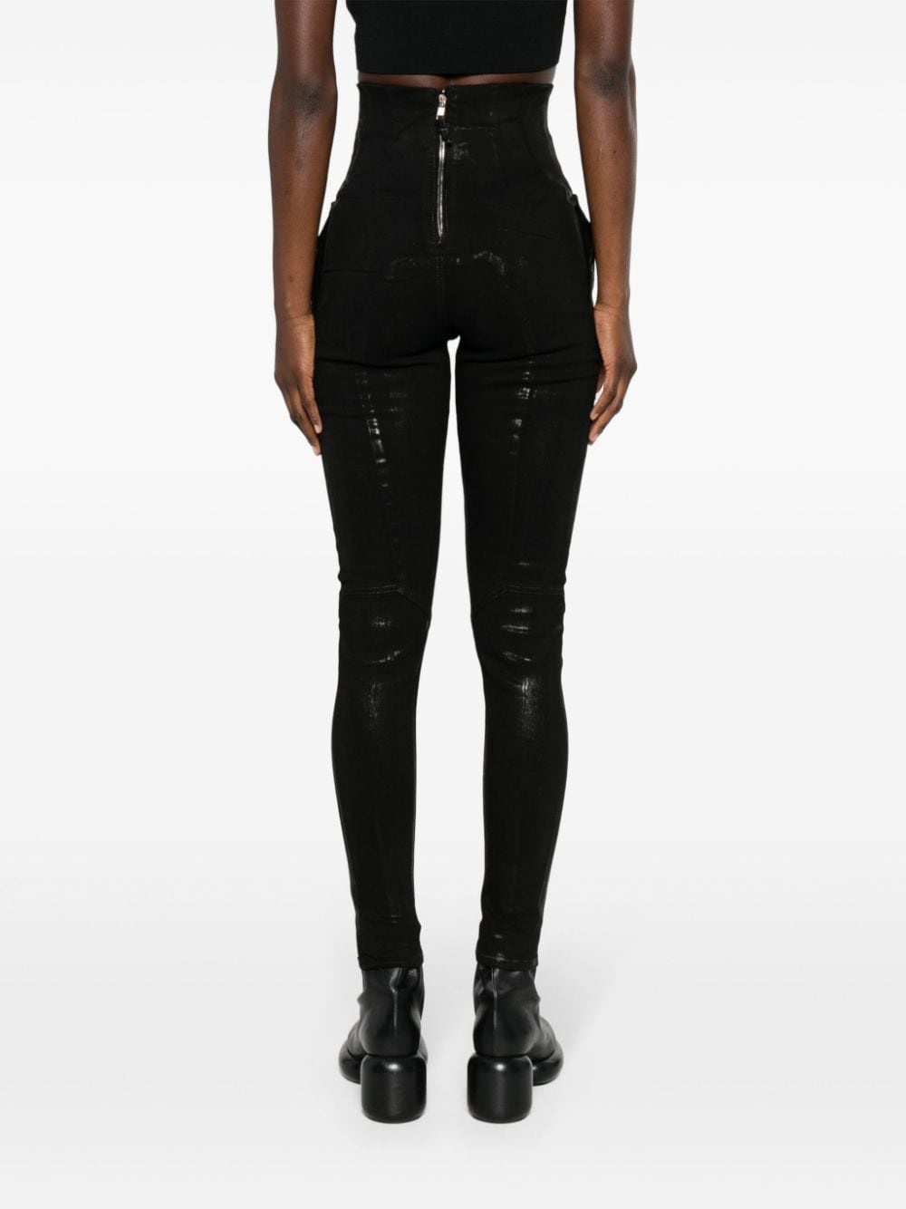 high-rise skinny jeans - 4