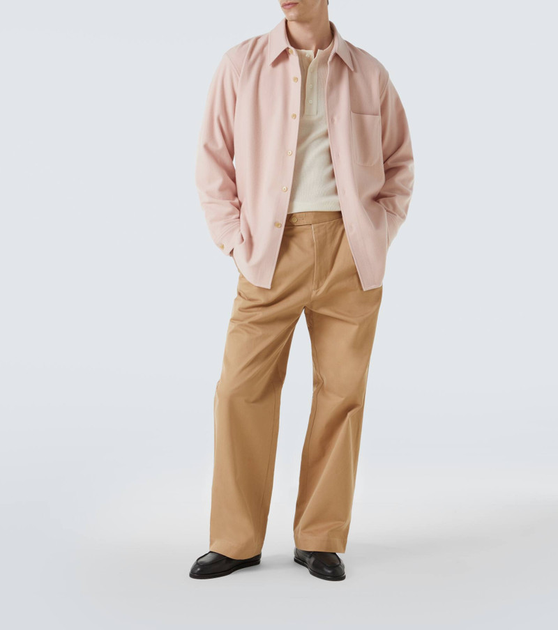 AURALEE Cotton Henley shirt outlook