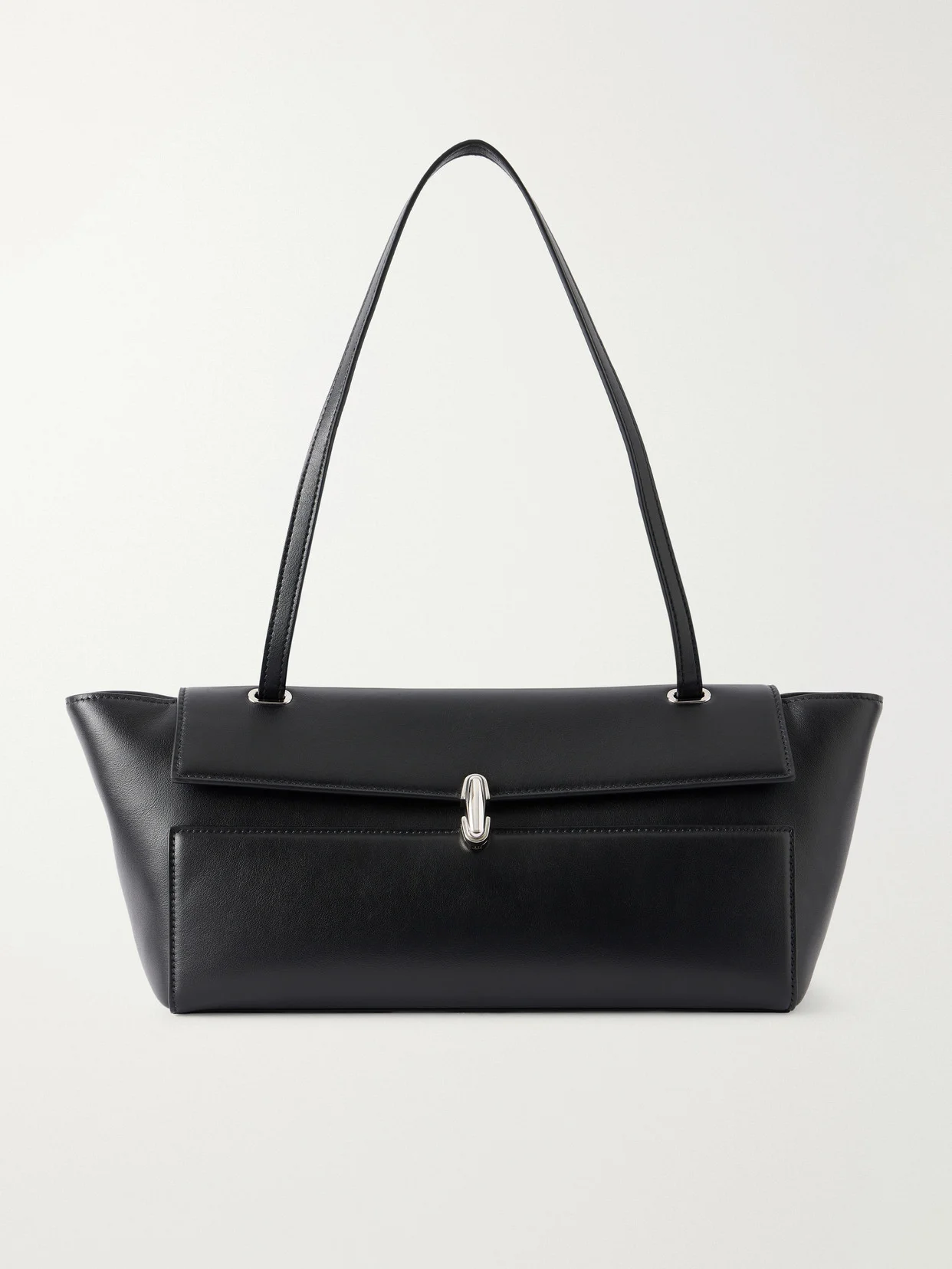Symmetry Trapeze Leather Shoulder Bag - 1