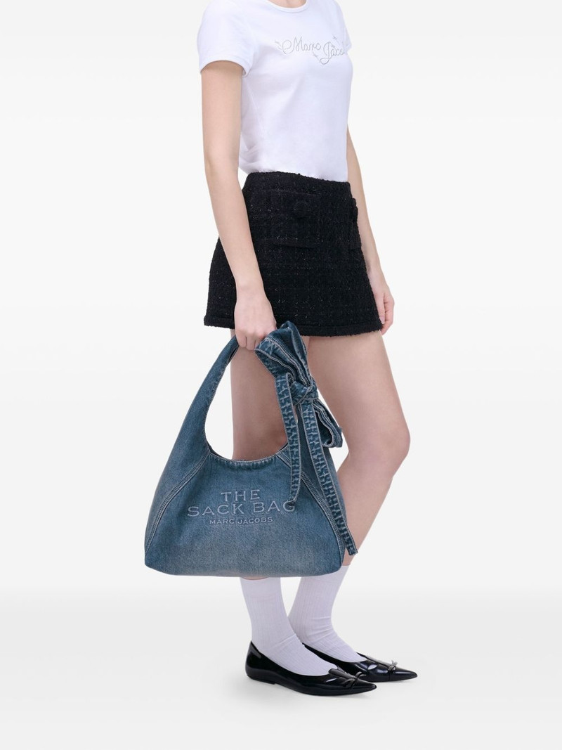 Marc Jacobs The Bow Denim Sack bag outlook