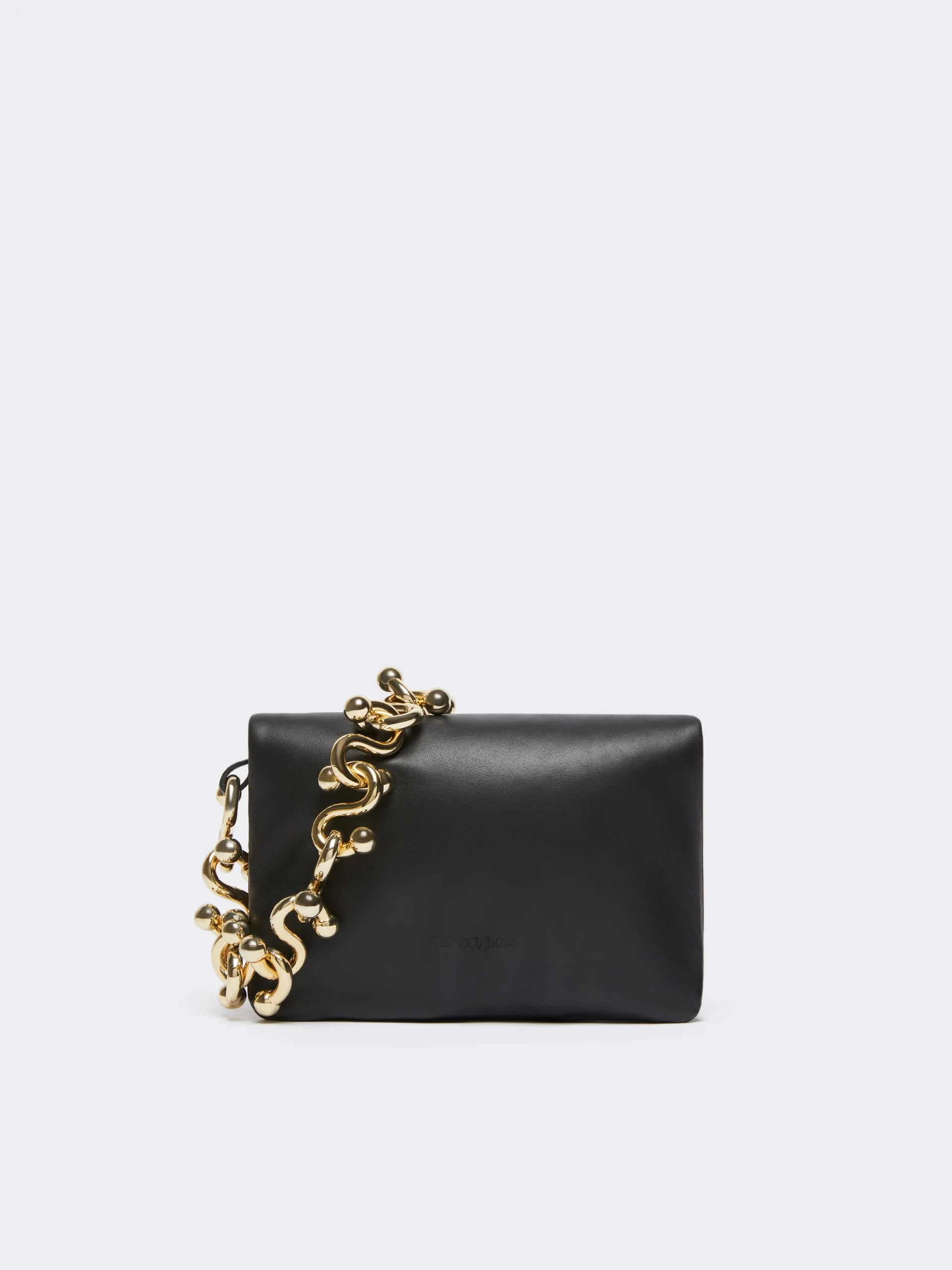 SOFFYMINI Padded Nappa leather mini Soffy bag - BLACK - 1