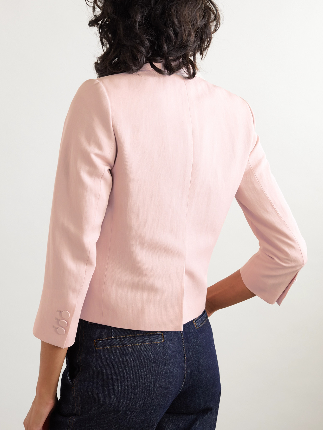 Wool-blend Twill Blazer - 3