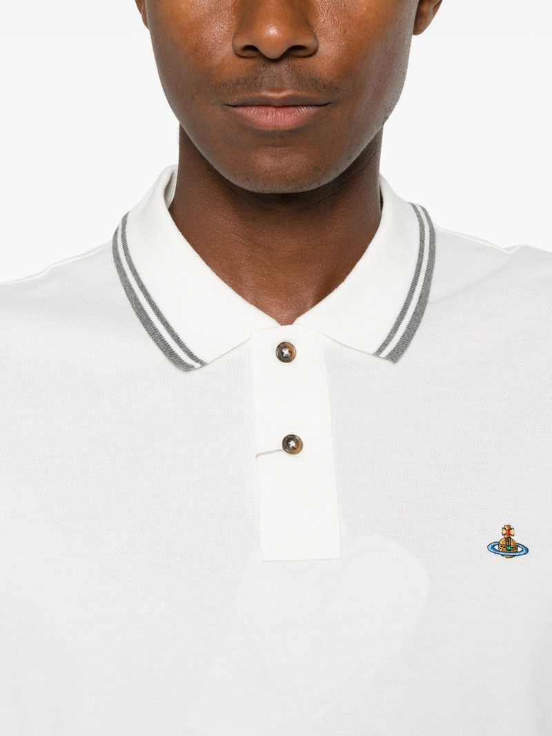Vivienne Westwood Vivienne Westwood Classic Embroidered-detail Cotton Polo Shirt outlook