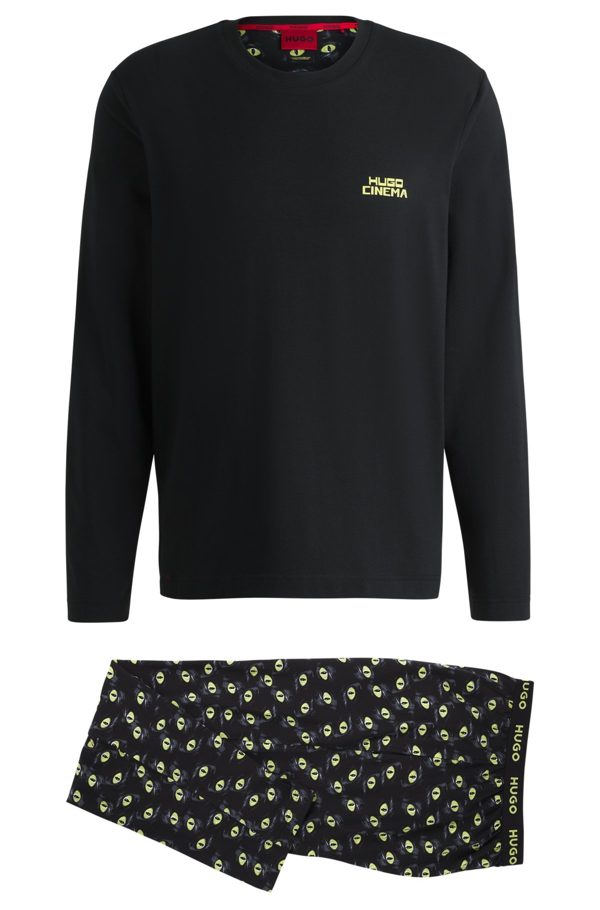 STRETCH-COTTON PAJAMAS WITH 70S FILM GRAPHICS - 5