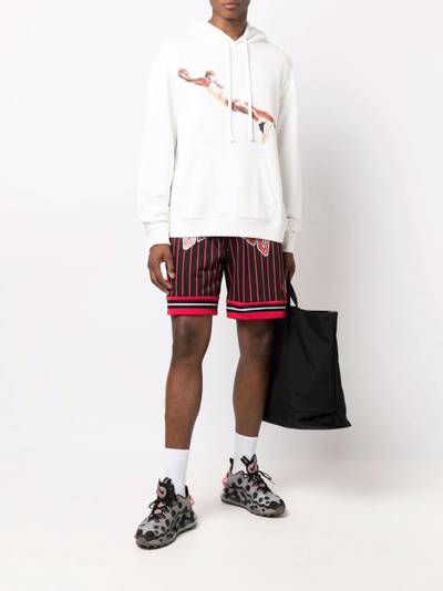 ih nom uh nit graphic-print drawstring hoodie outlook