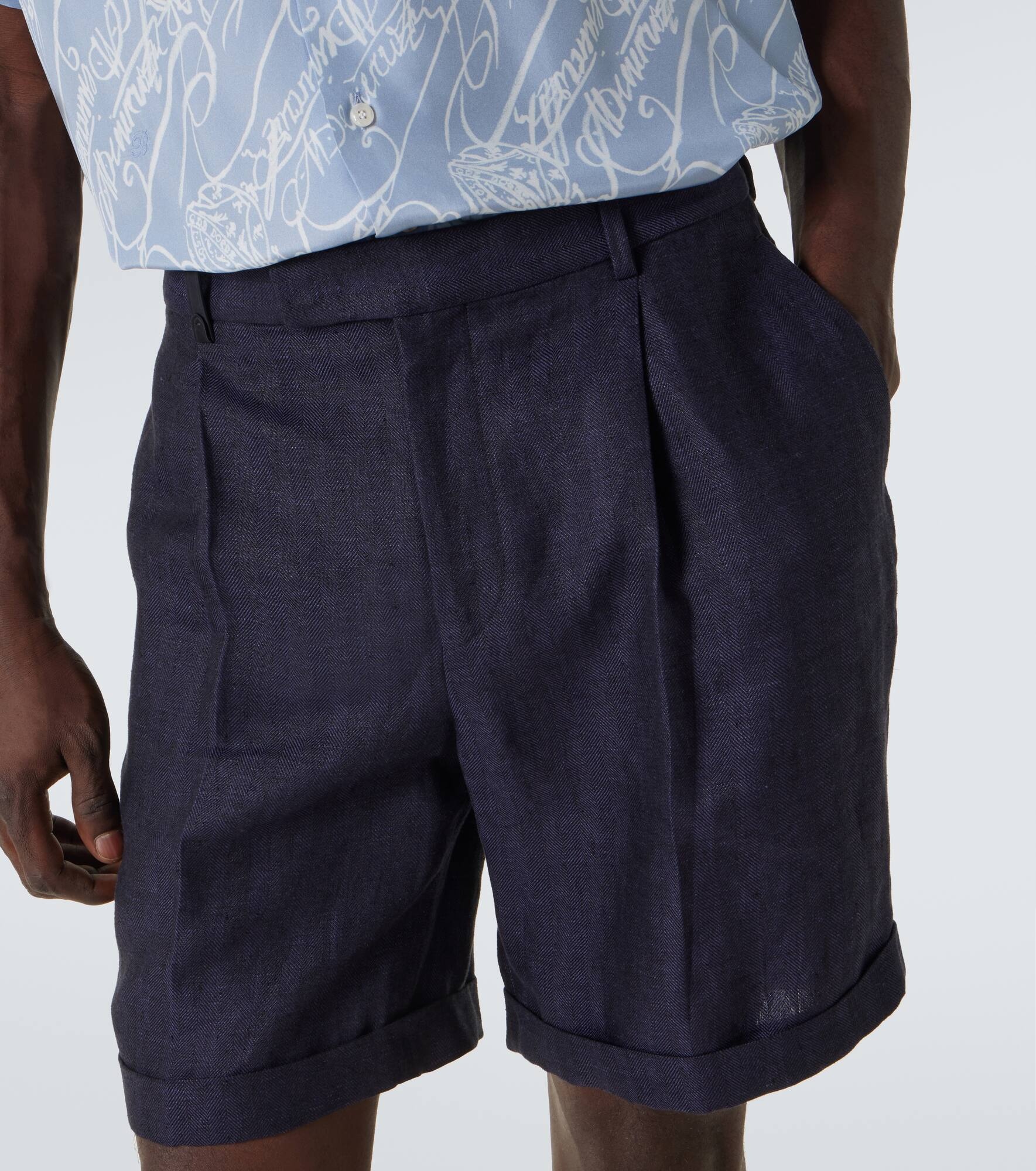 Linen Bermuda shorts - 5