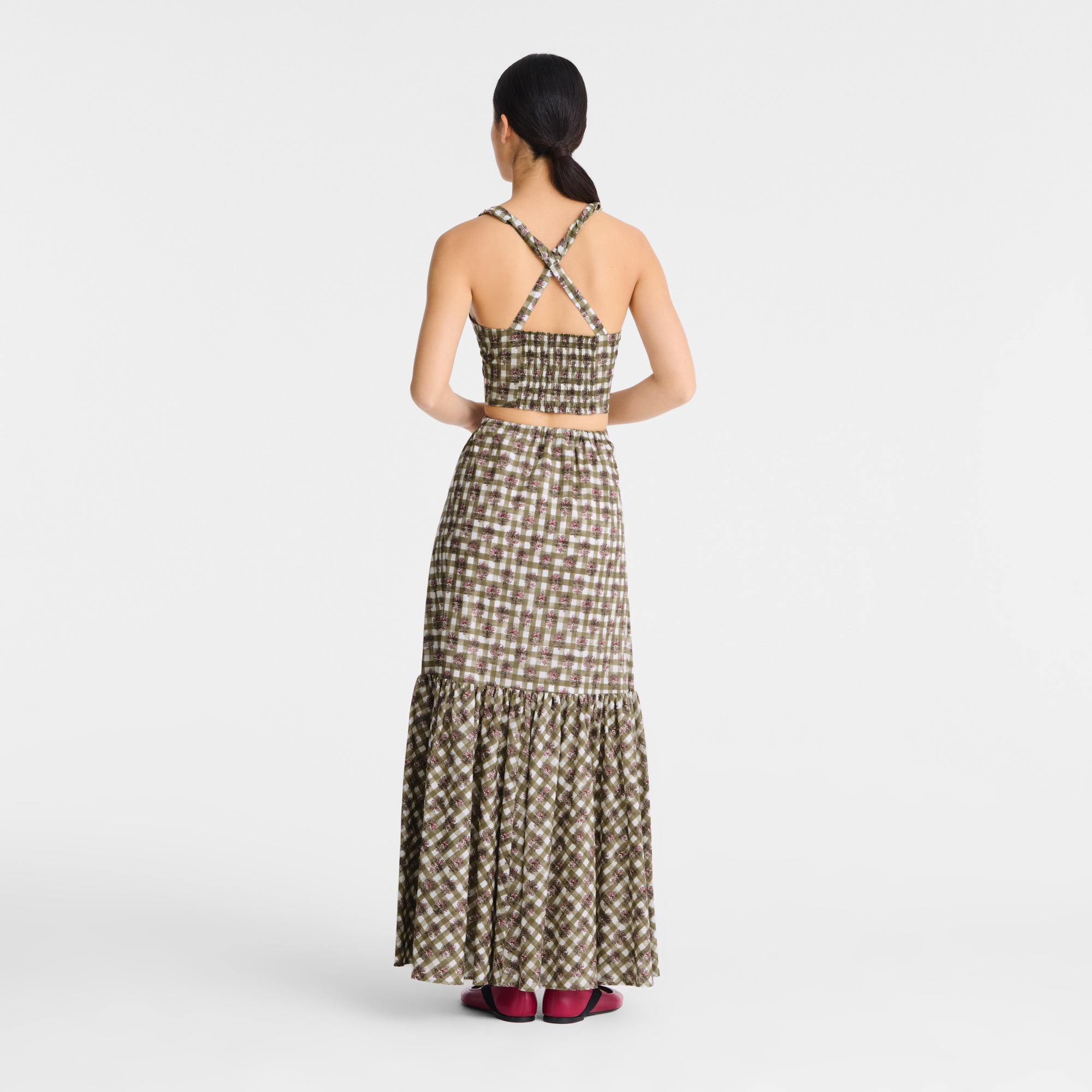 Top Artichoke - Vichy print veil - 3
