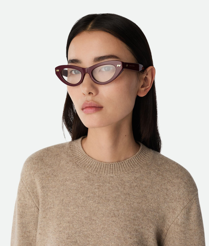 Bottega Veneta Dizzy Cat Eye Eyeglasses outlook