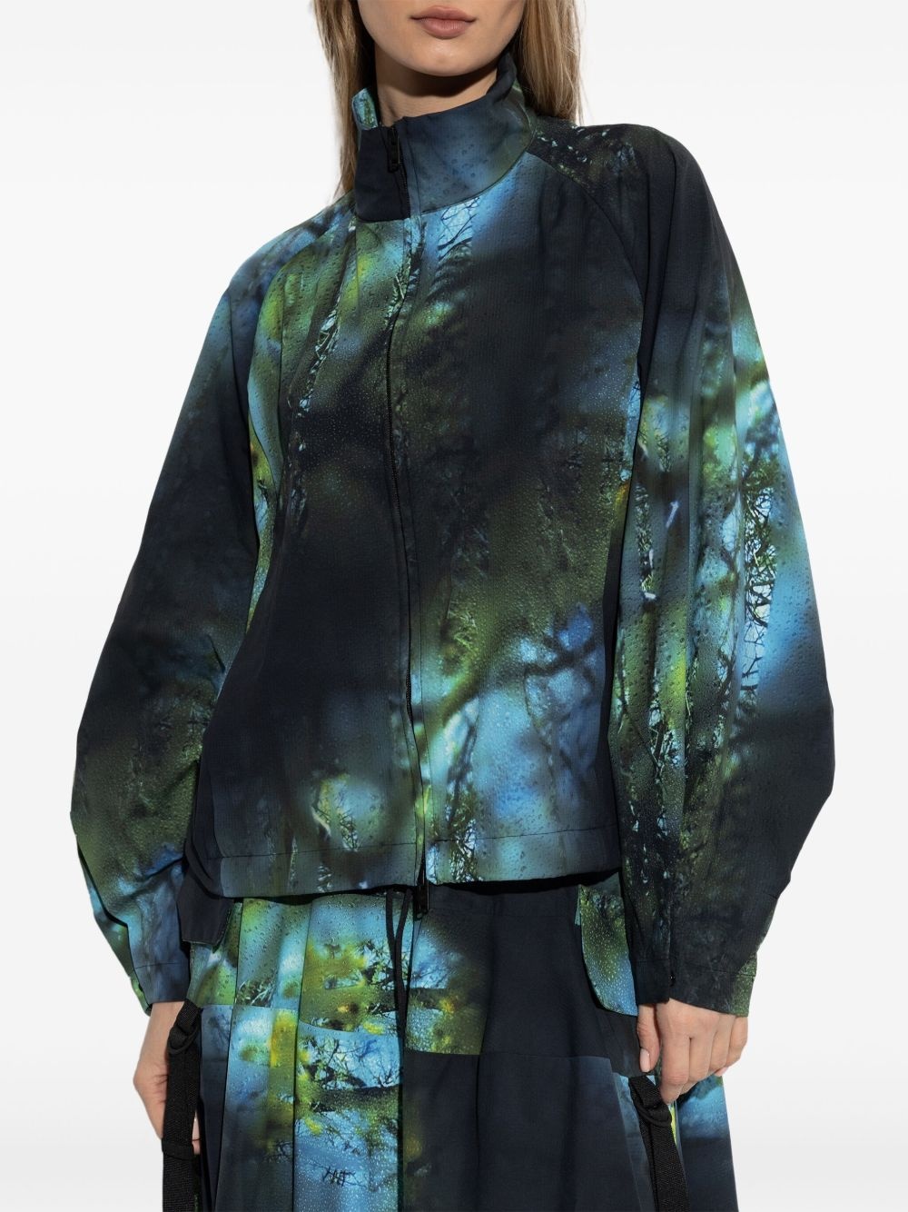 graphic-print jacket - 3