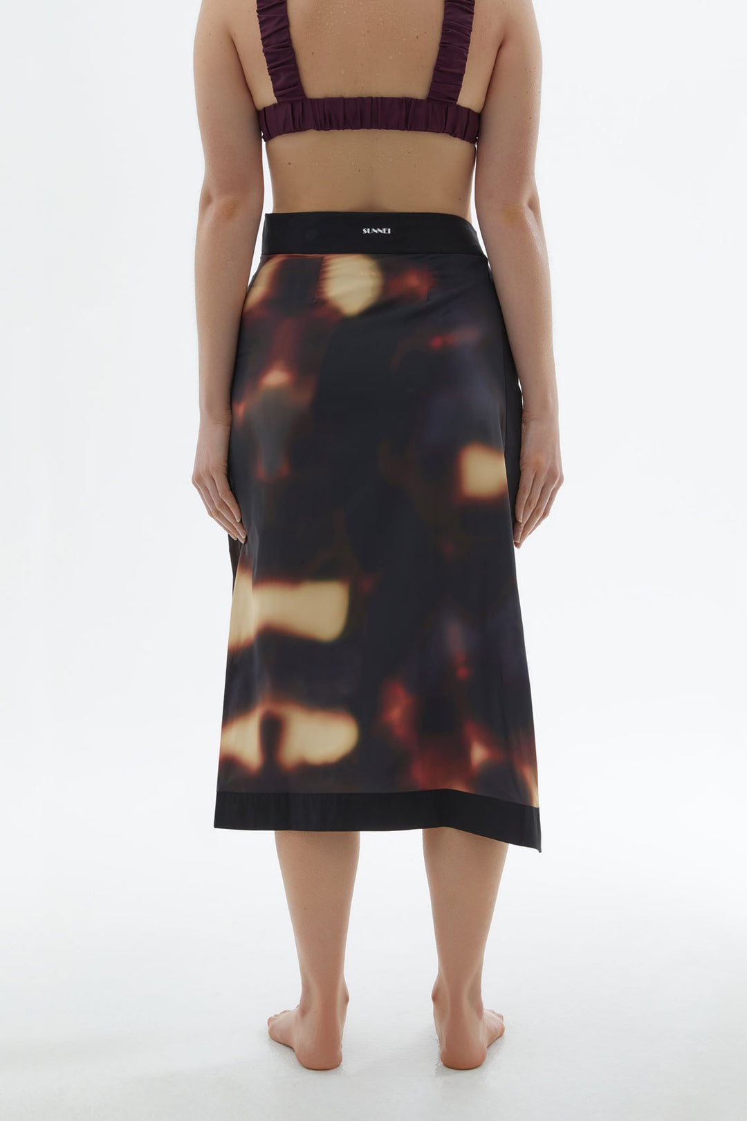 HAVANA PRINT SUN SKIRT - 5