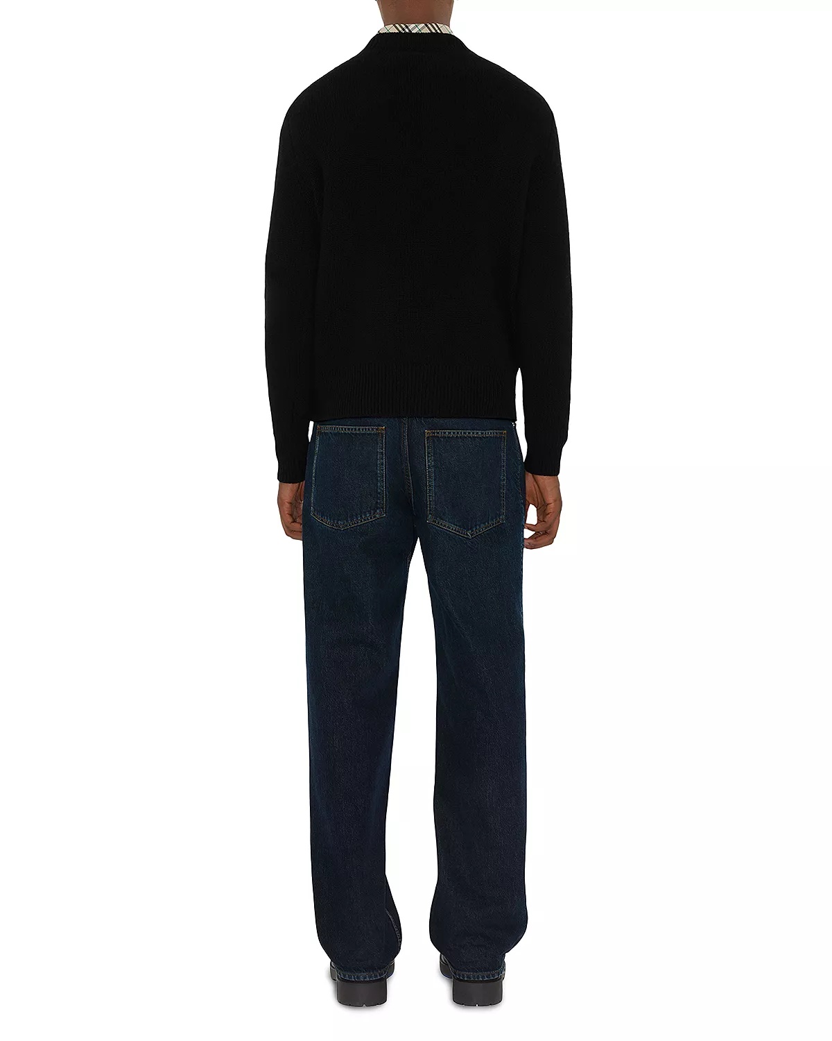 Equestrian Knight Design Wool & Cashmere Regular Fit Sweater - 3