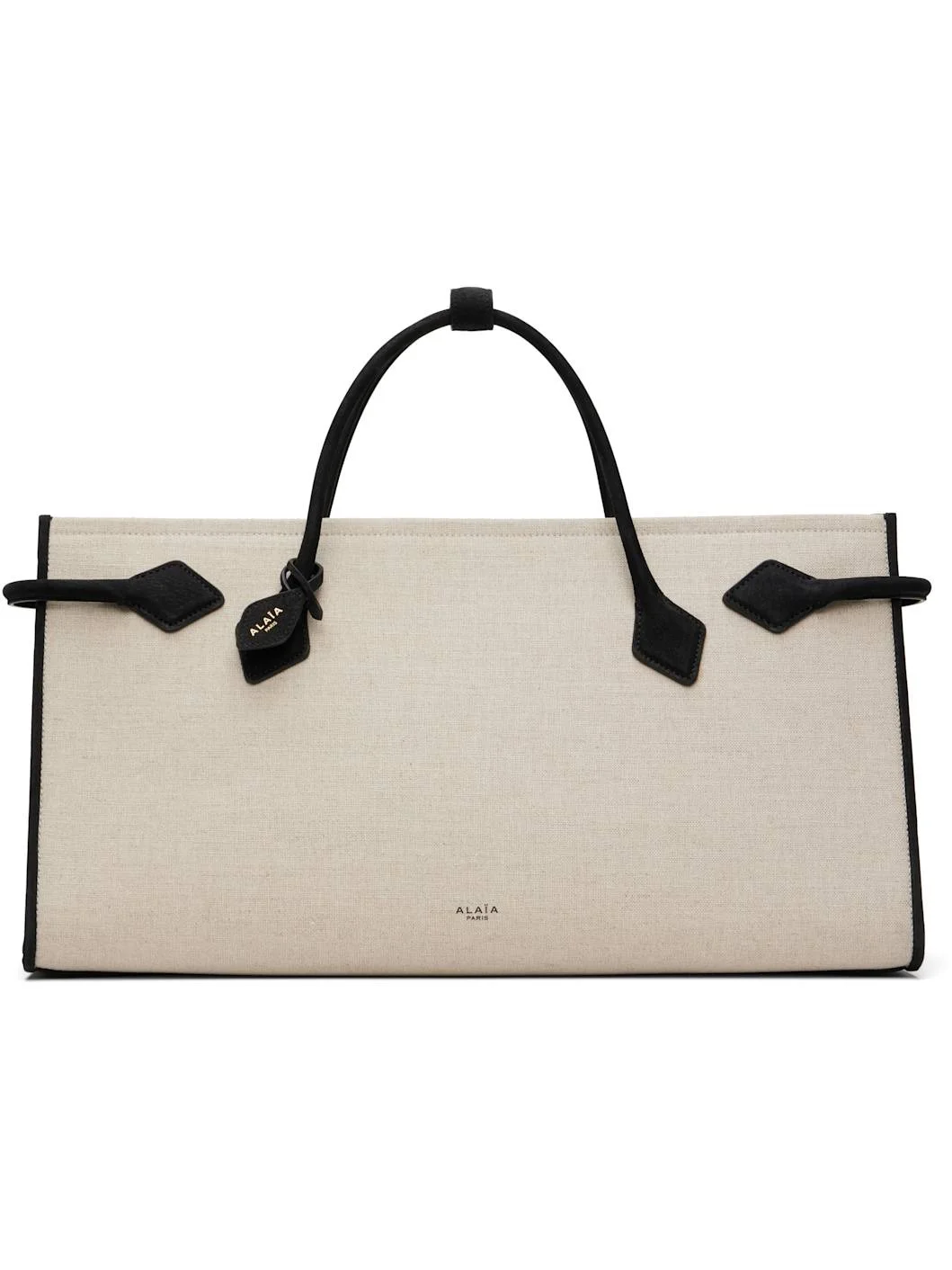 Beige & Black 'Le Teckel' Tote - 1