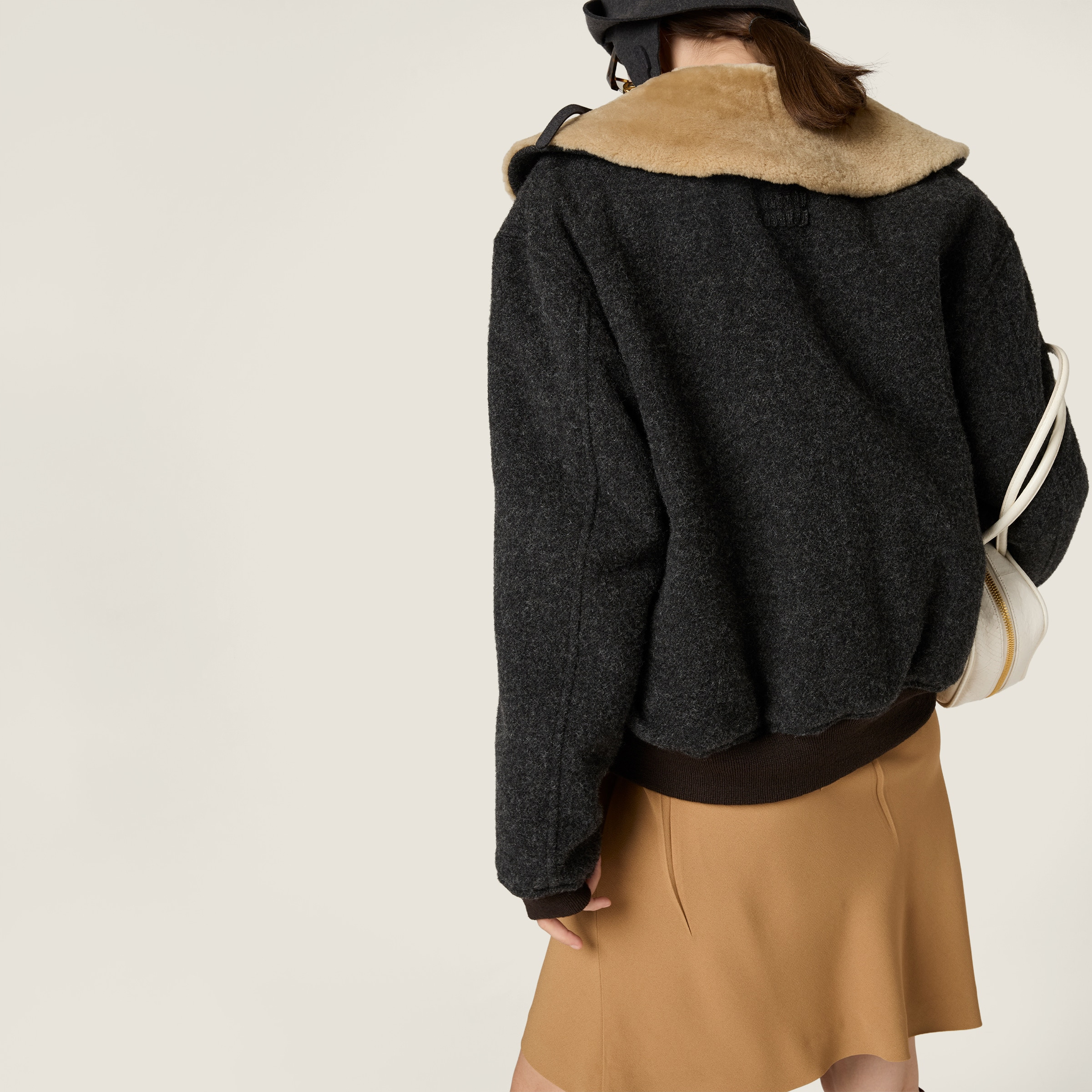 Shetland wool blouson jacket - 3