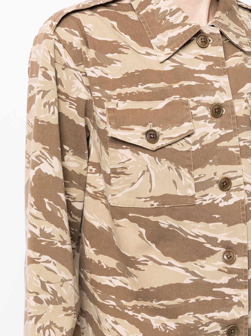 camouflage print shirt - 5