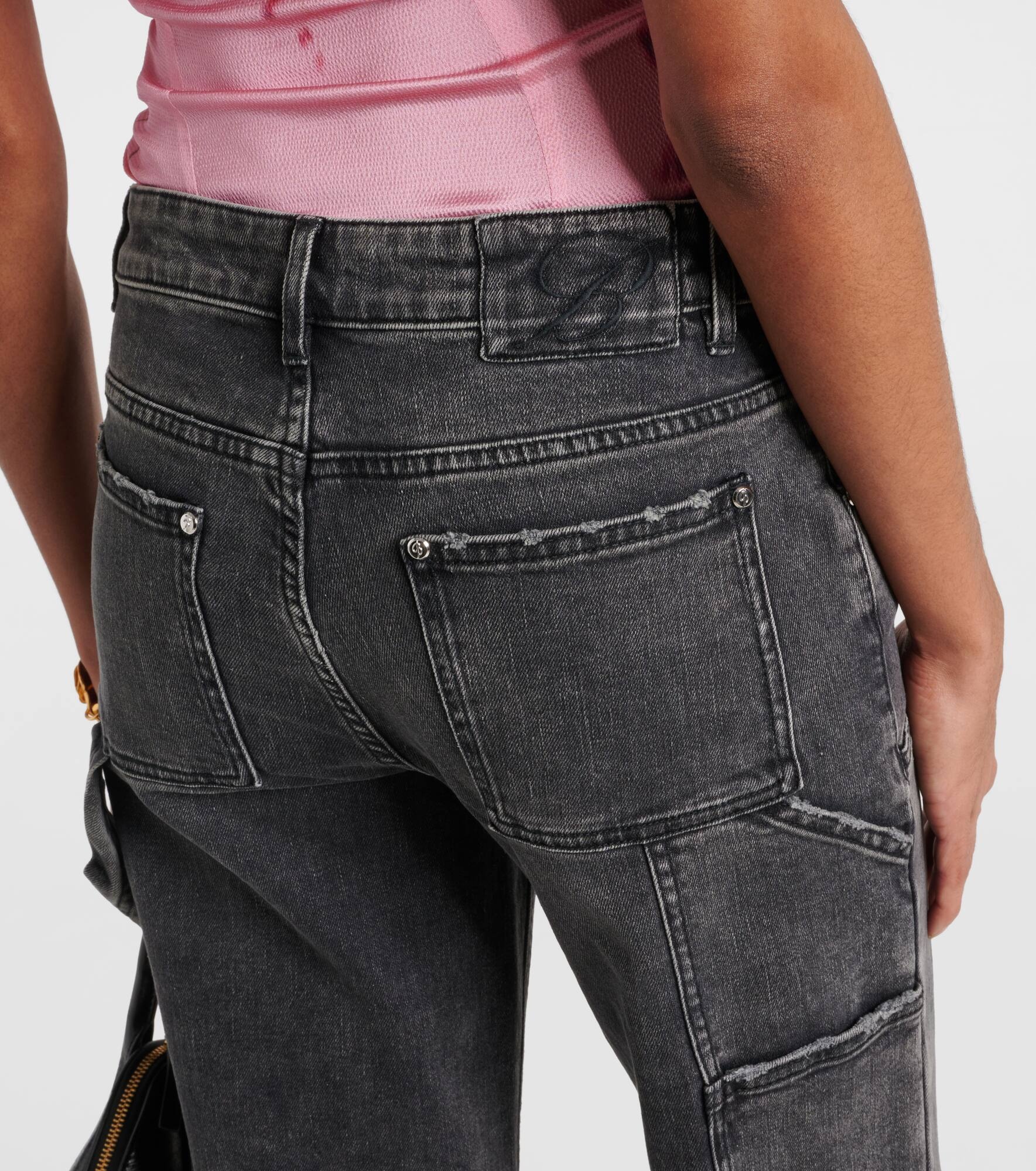 Low-rise straight jeans - 6