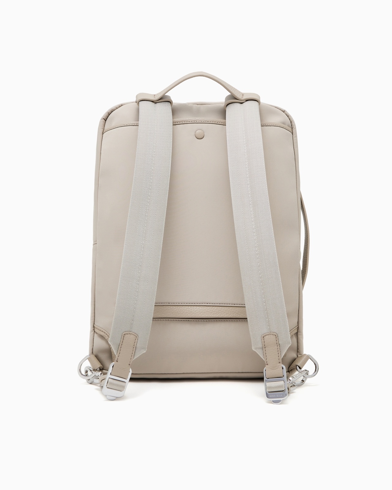 ASV NYLON AND PEBBLED-LEATHER BACKPACK - 3