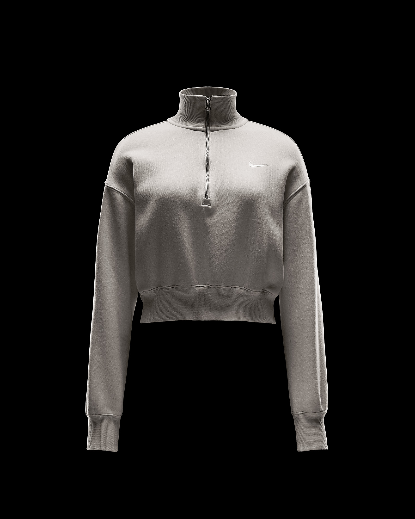 Nike Sportswear Phoenix Fleece Women's 1/2-Zip Cropped Sweatshirt - 6