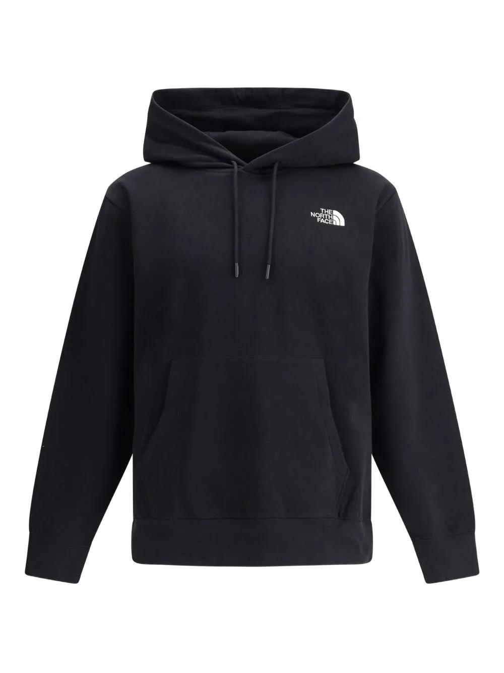 embroidered-logo hoodie - 1