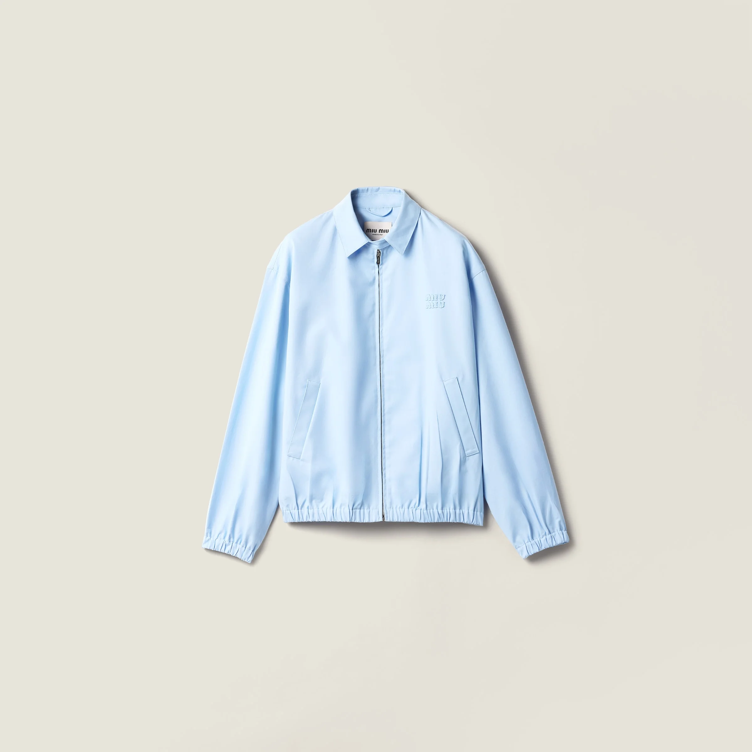Poplin blouson jacket - 1