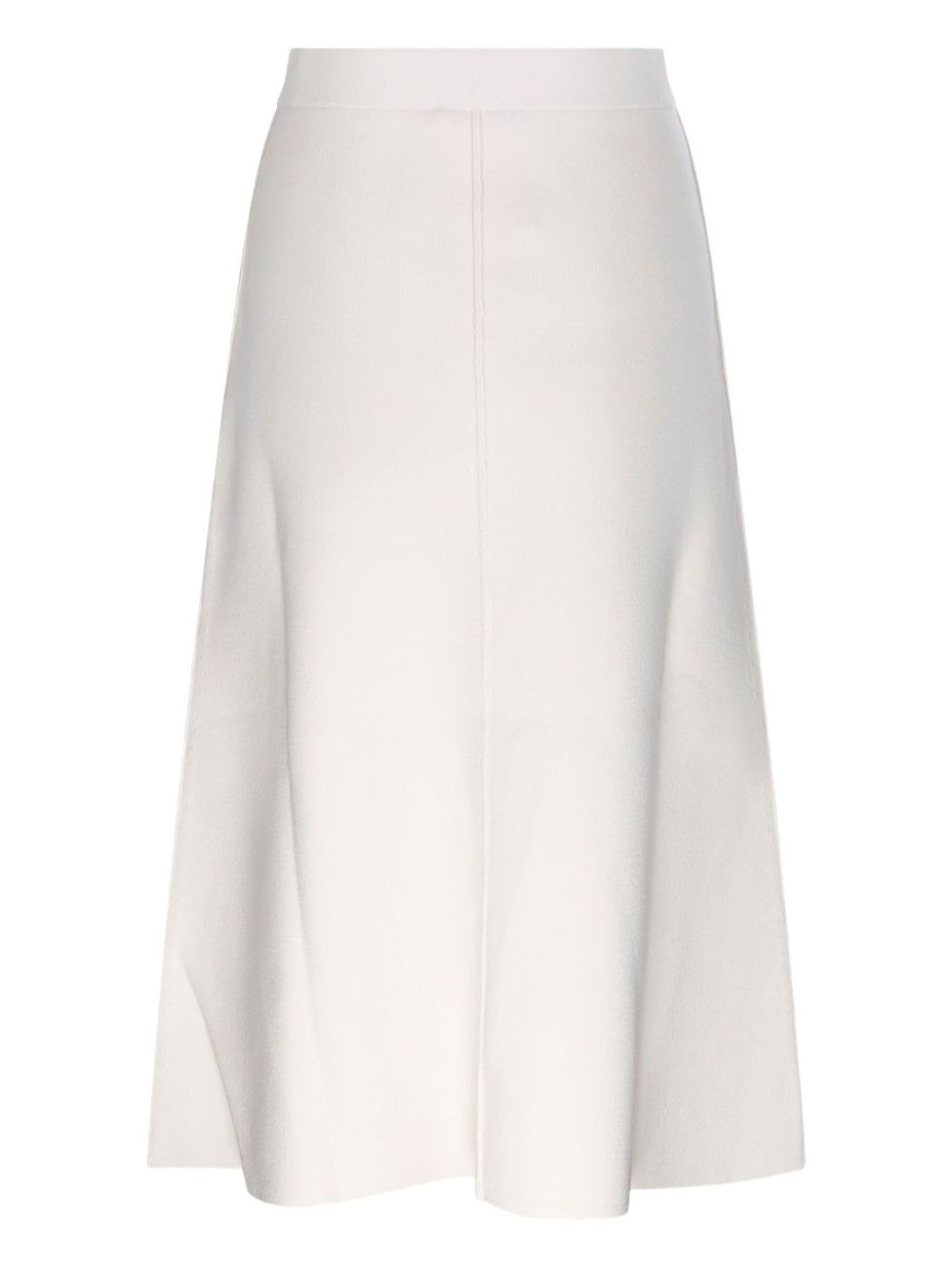 asymmetrical-hem midi skirt - 2