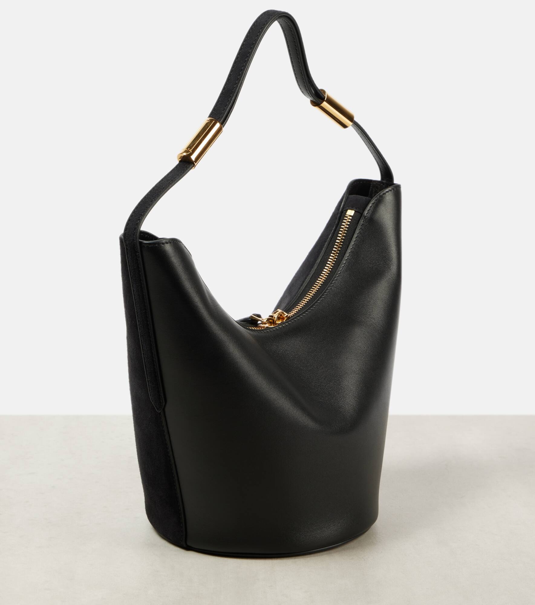 Small suede shoulder bag - 4