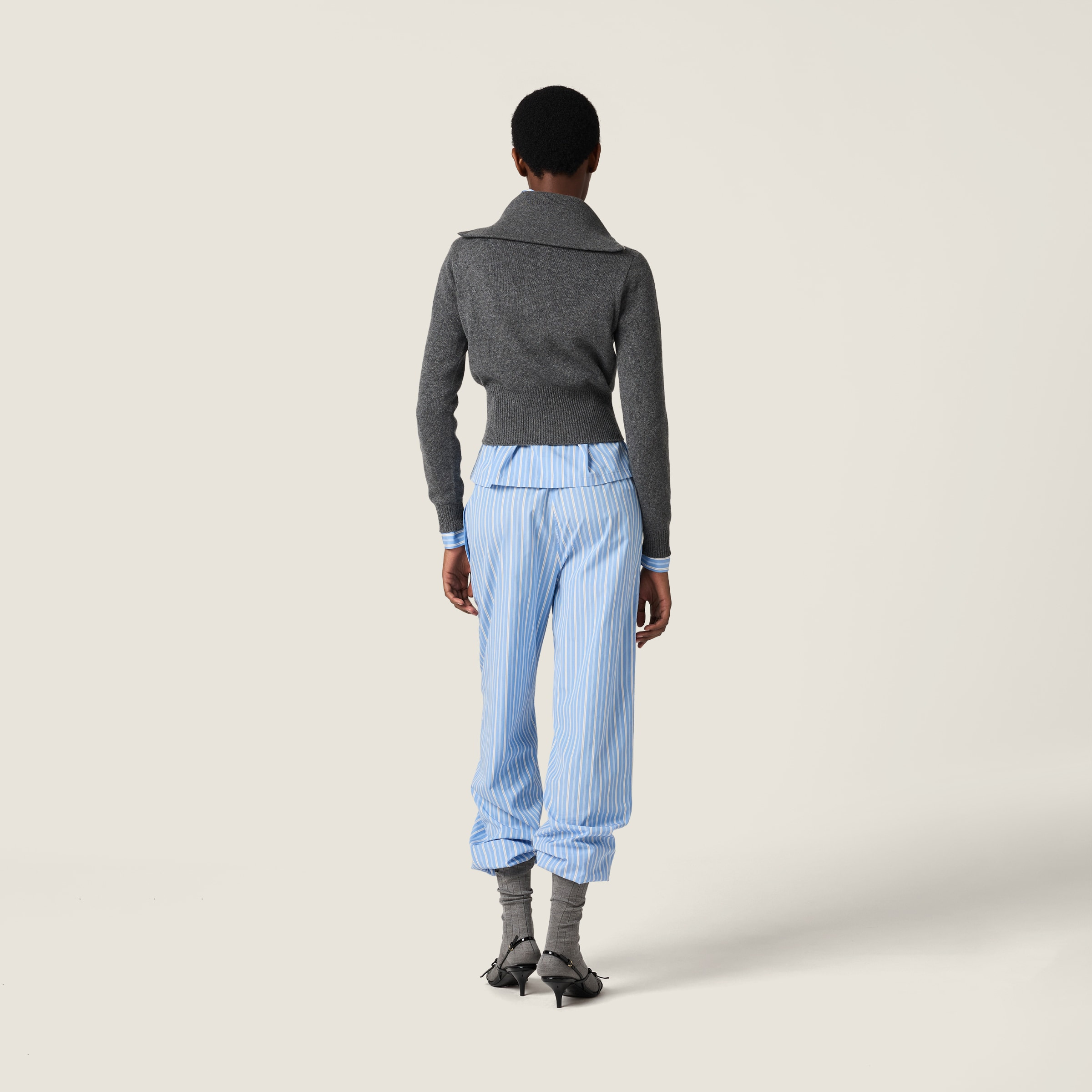 Cashmere half-zipper sweater - 3