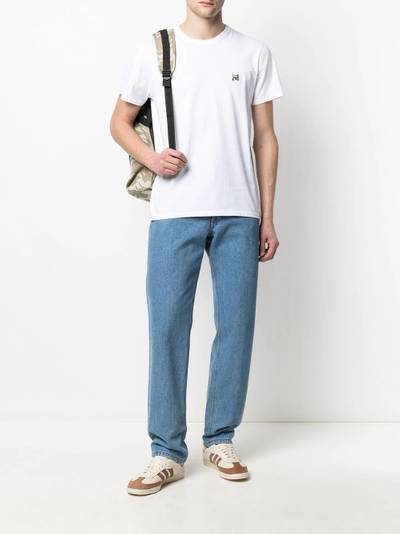 Maison Kitsuné logo patch T-shirt outlook