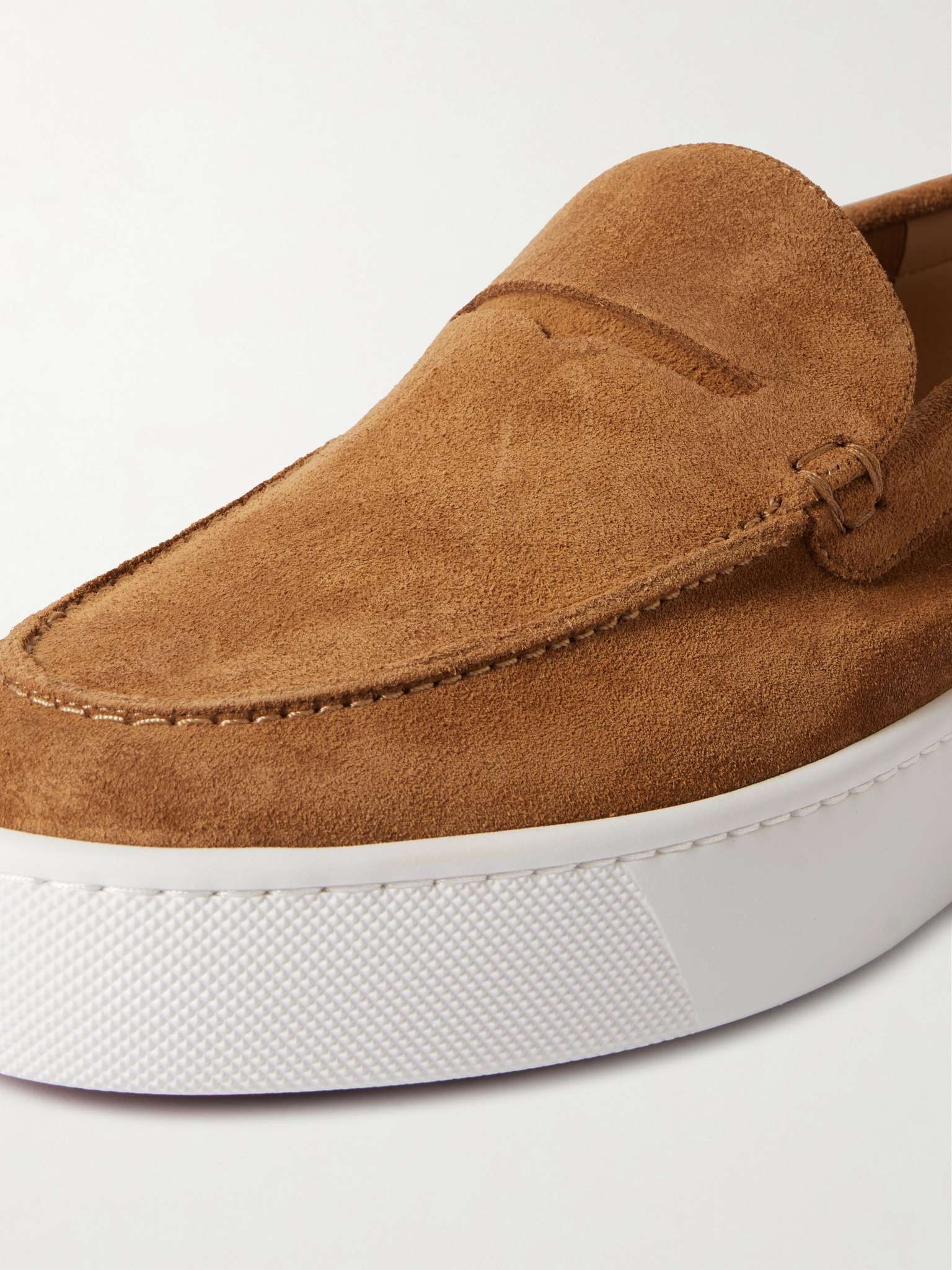 Paqueboat Suede Penny Loafers - 6