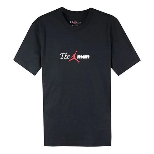 Air Jordan Round Neck Casual Short Sleeve Black AO0685-010 - 1