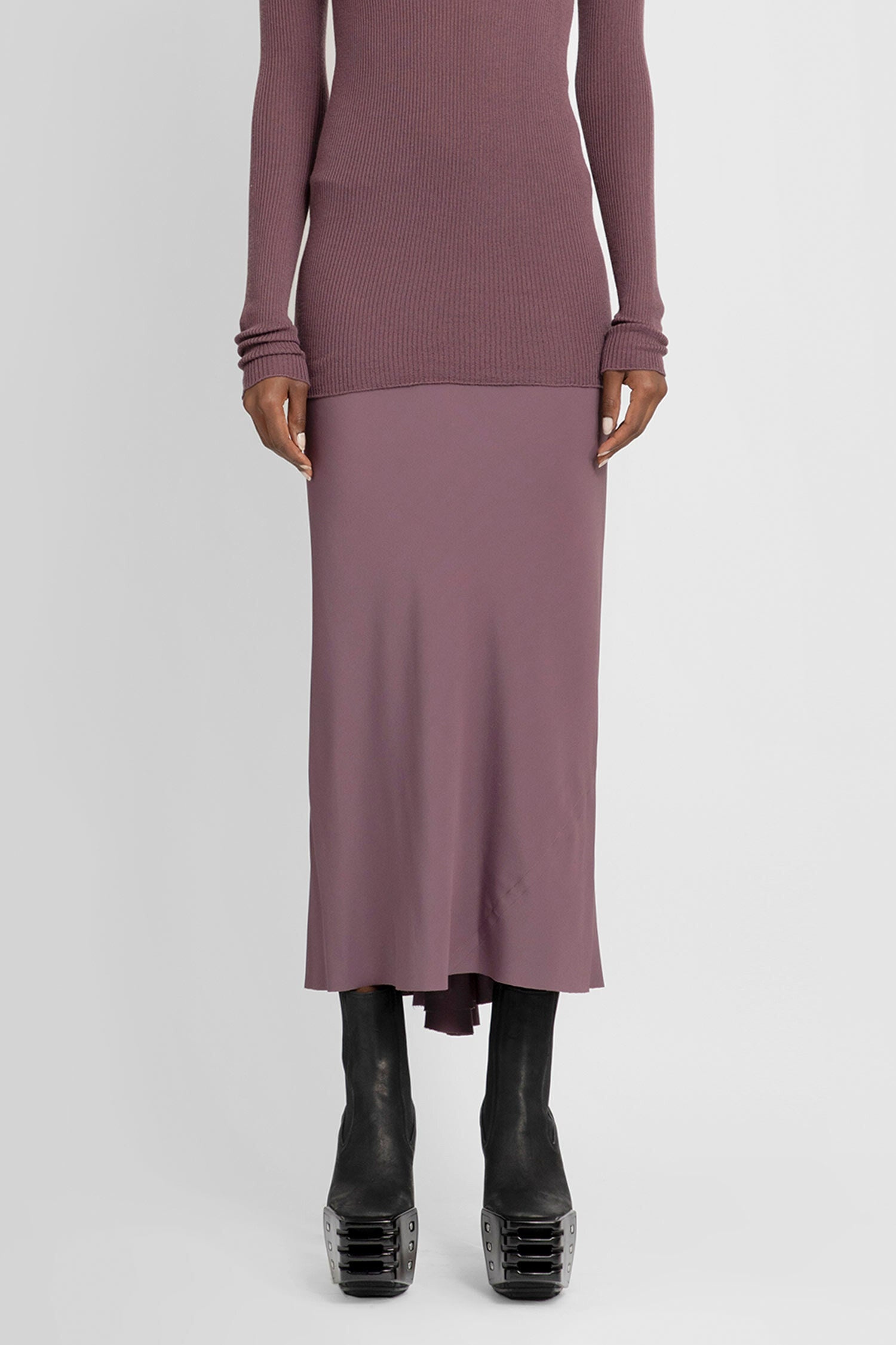 RICK OWENS WOMAN PURPLE SKIRTS - 1