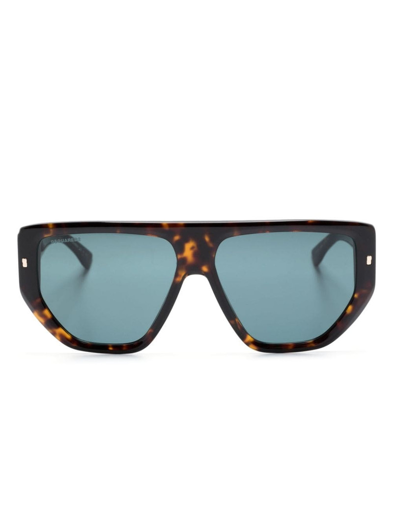 Hype tortoiseshell pilot-frame sunglasses 1