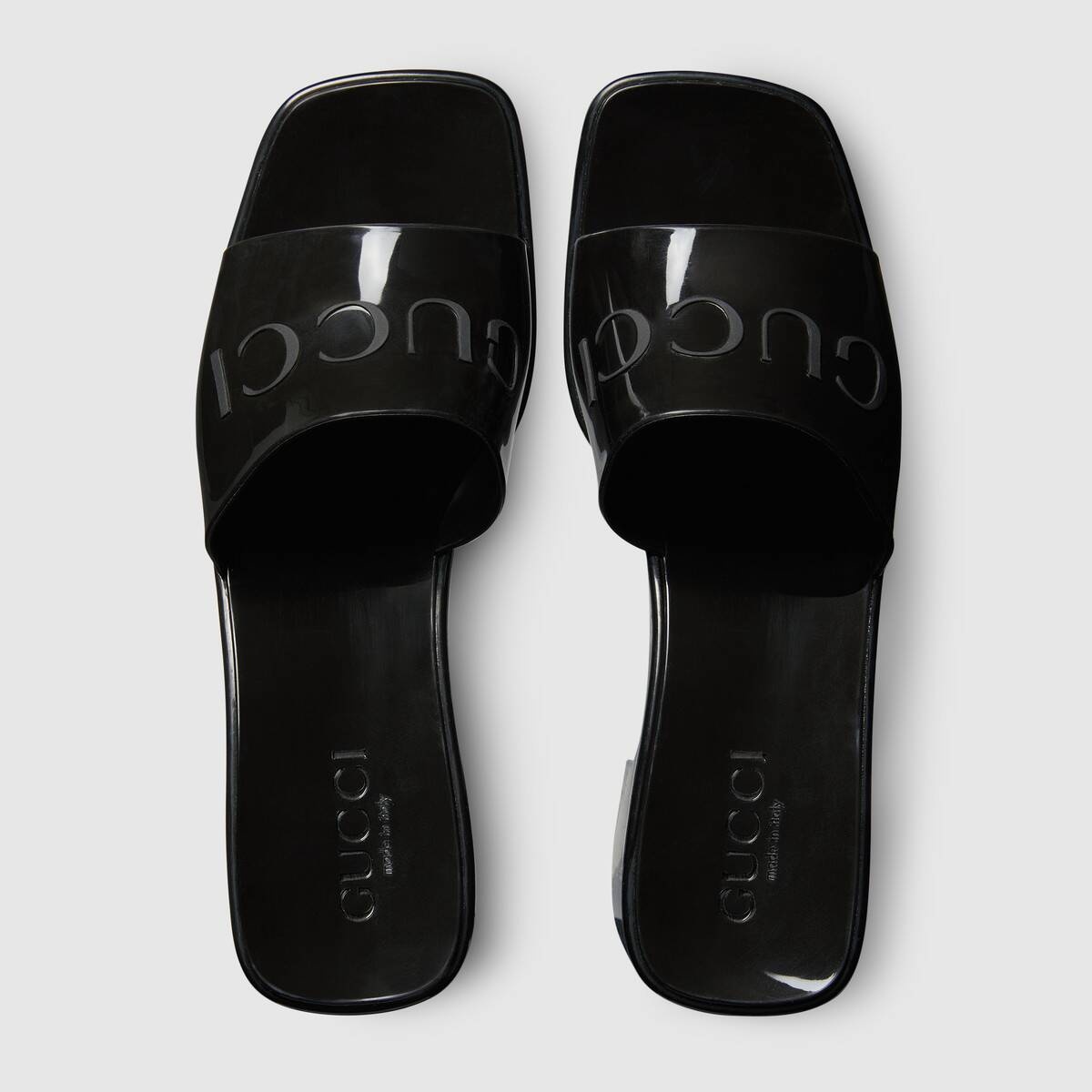 Women's rubber slide sandal - 3