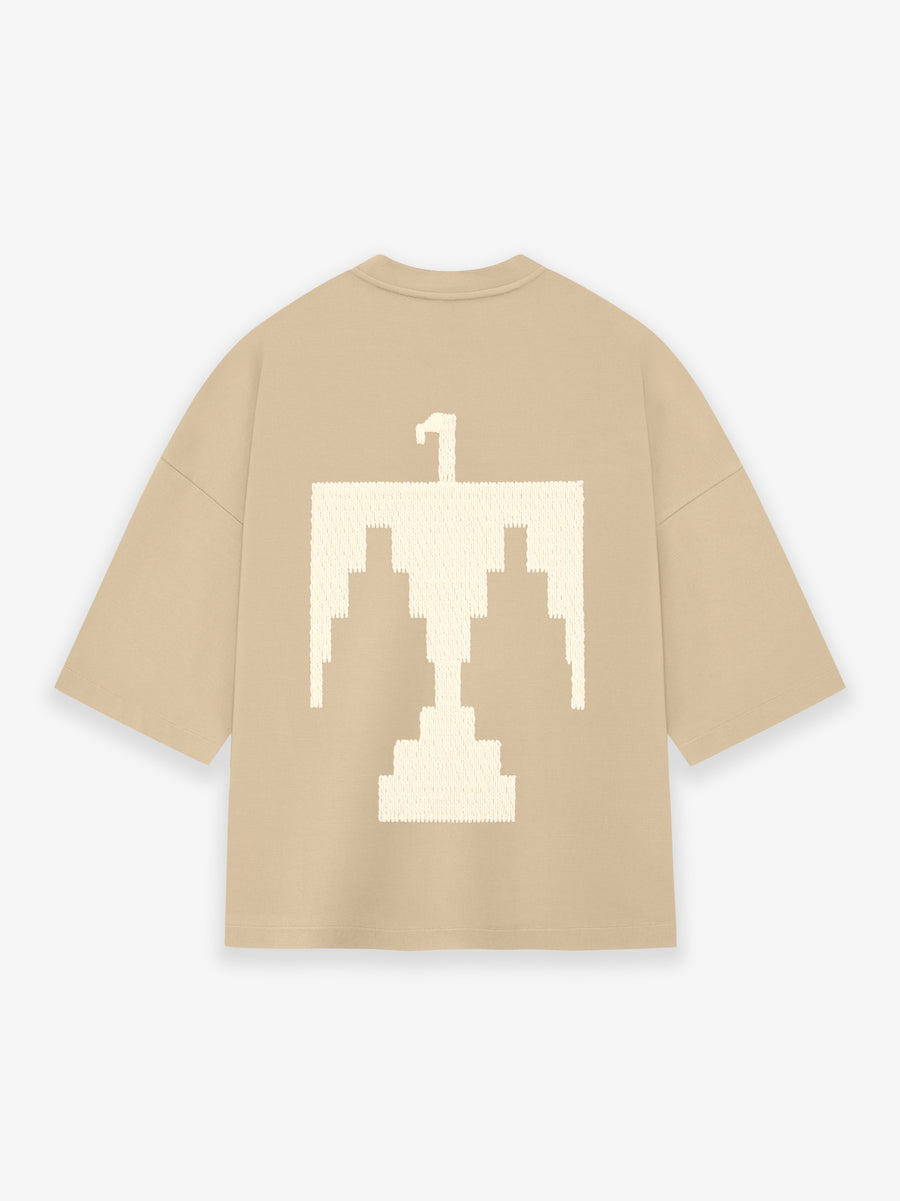 Embroidered Thunderbird Milano Tee - 1