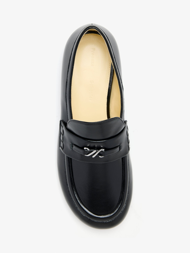Proenza Schouler Mini Monogram Loafers in Slick Nappa outlook