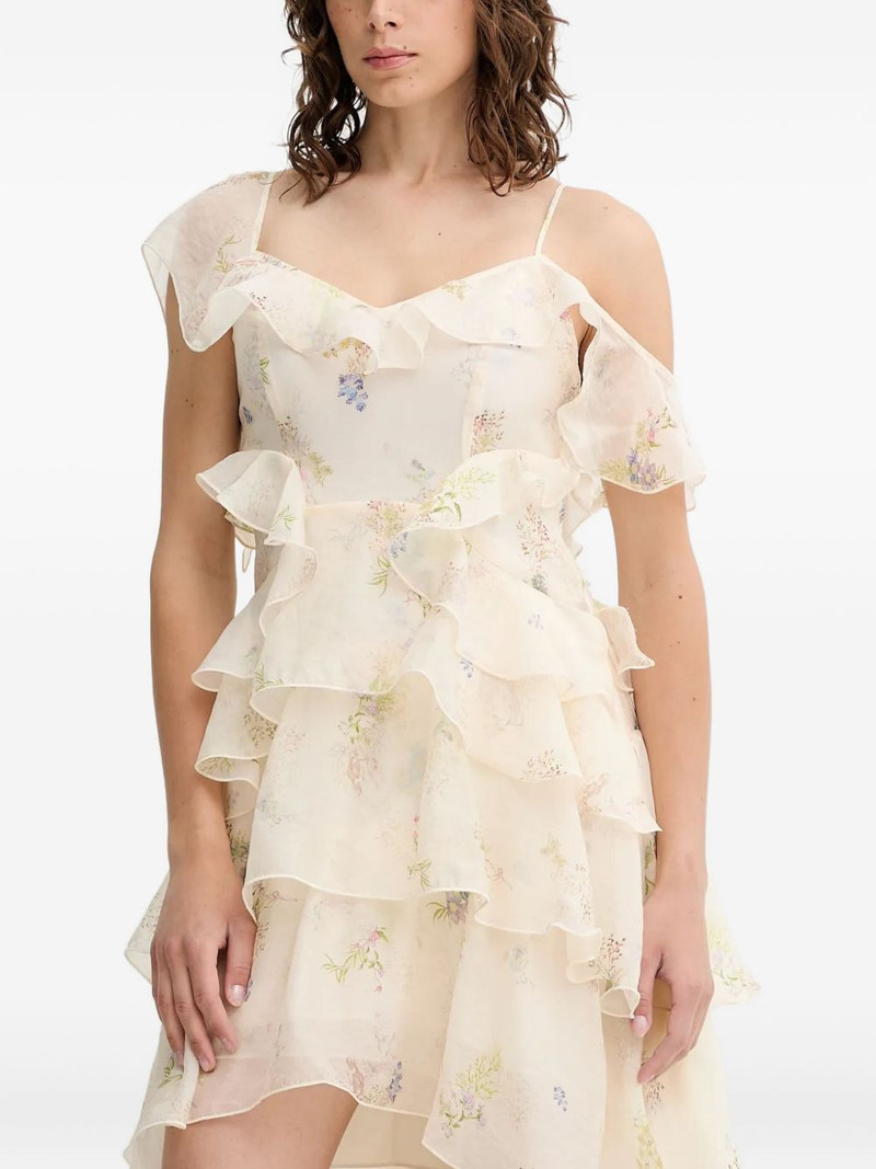 floral-print ruffled dress 5