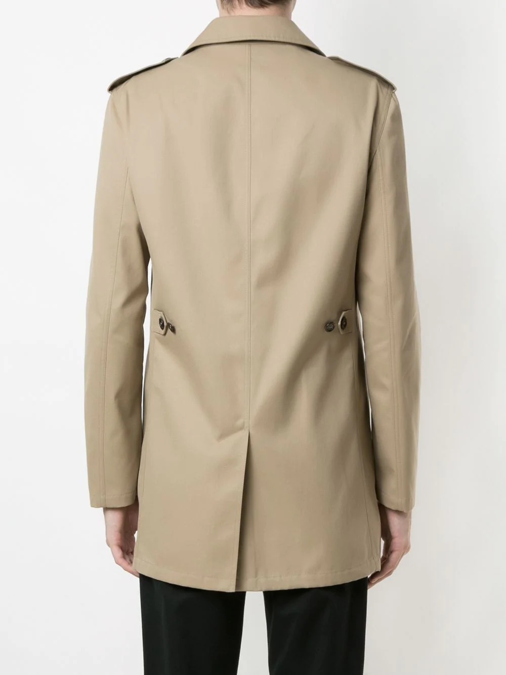 buttoned raincoat - 4