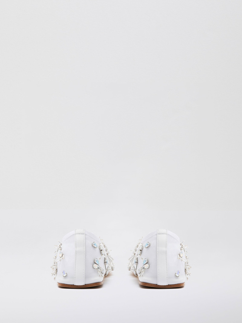 Frosted Beaded Mesh Flat 5