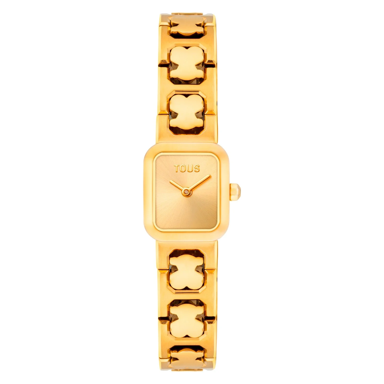Analog watch with gold-colored steel bracelet Icon Time - 1