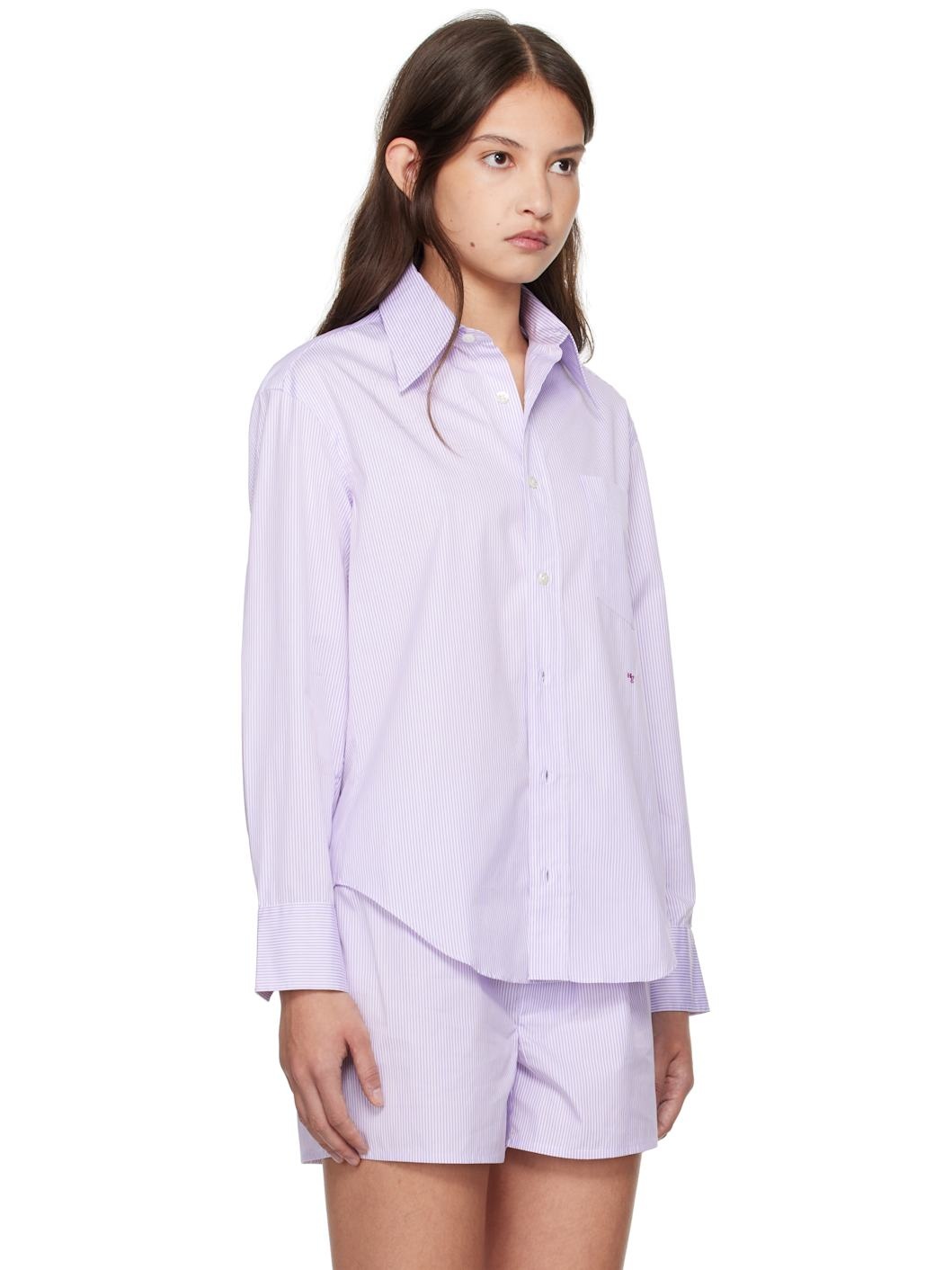 Purple 70's Pocket Shirt - 2