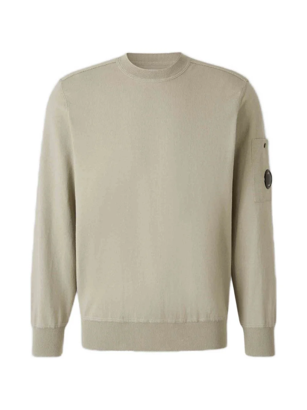 crew-neck cotton sweatshirt - 1