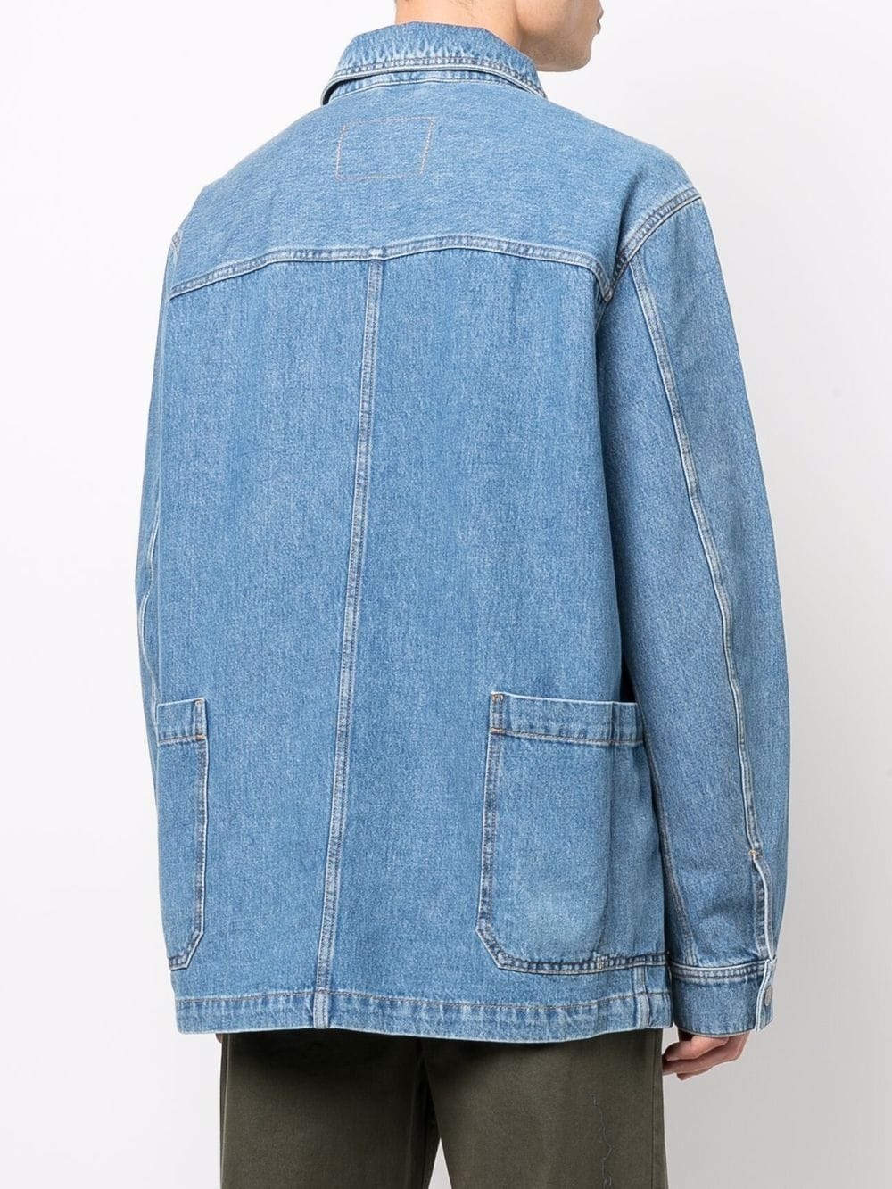 buttoned denim jacket - 5