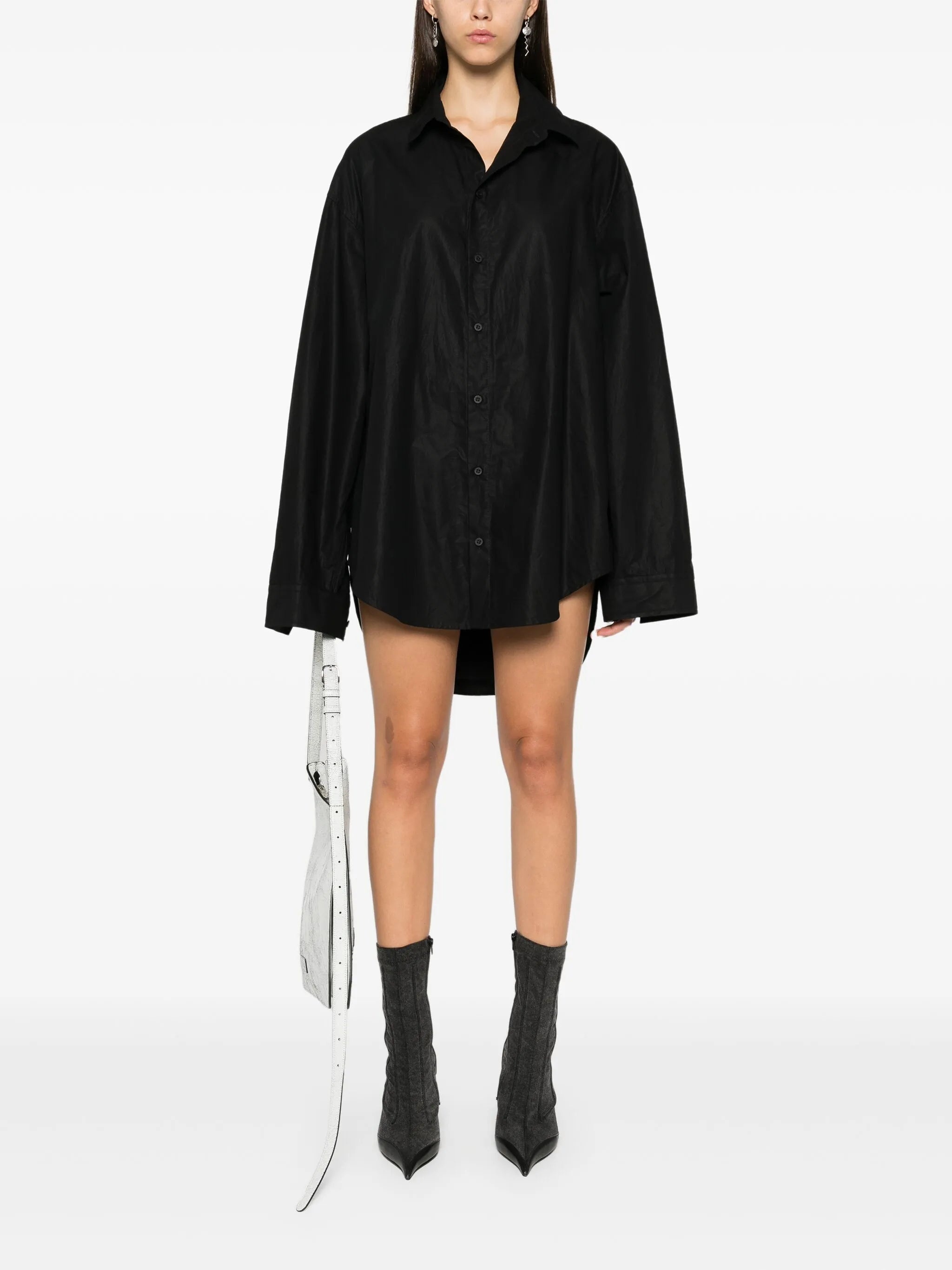 Suspended Shirt Dress - 2