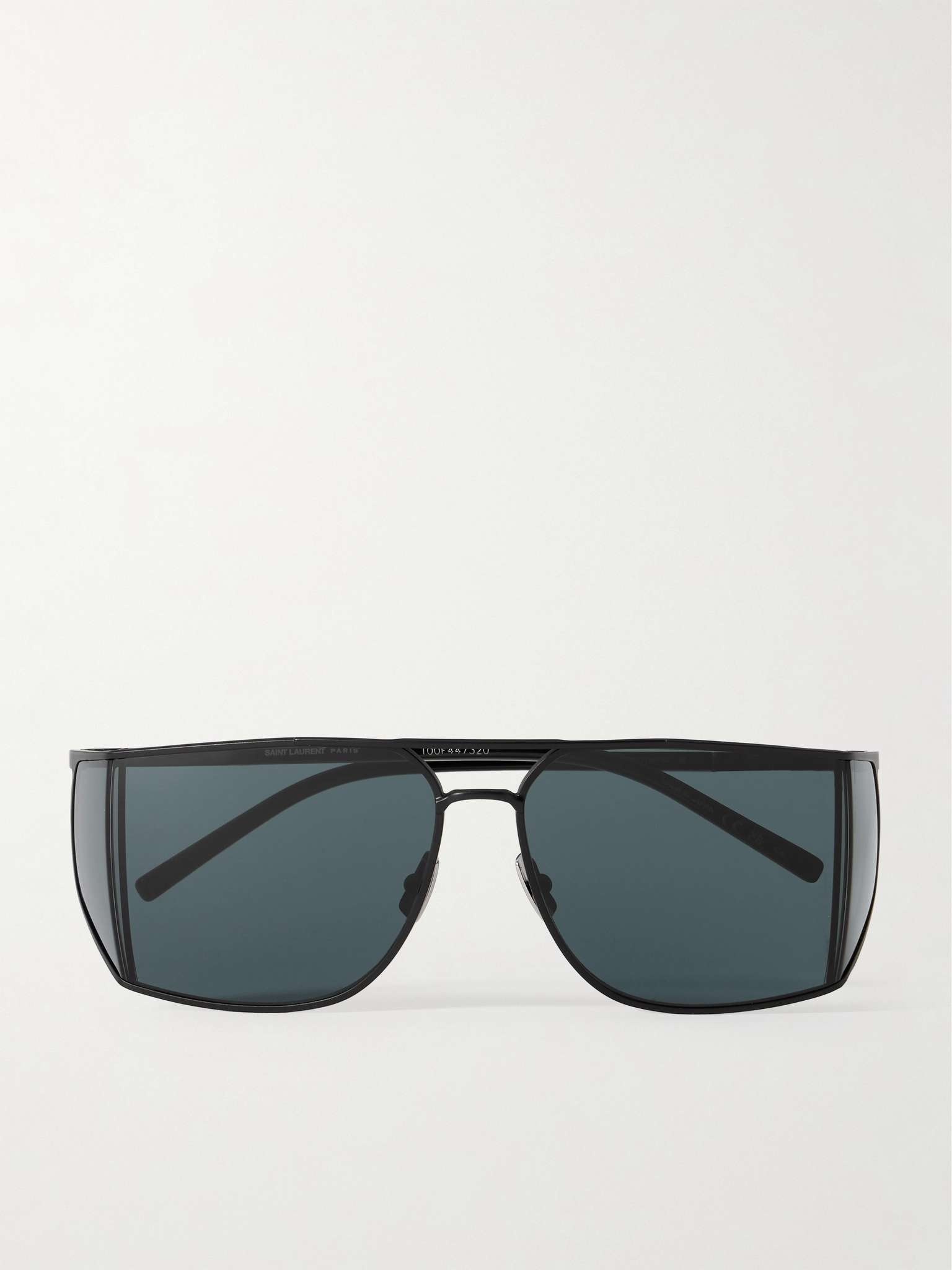 Square-Frame Metal Sunglasses - 1