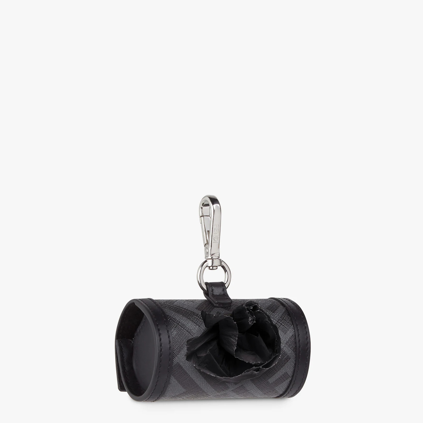 Black fabric bag holder - 1