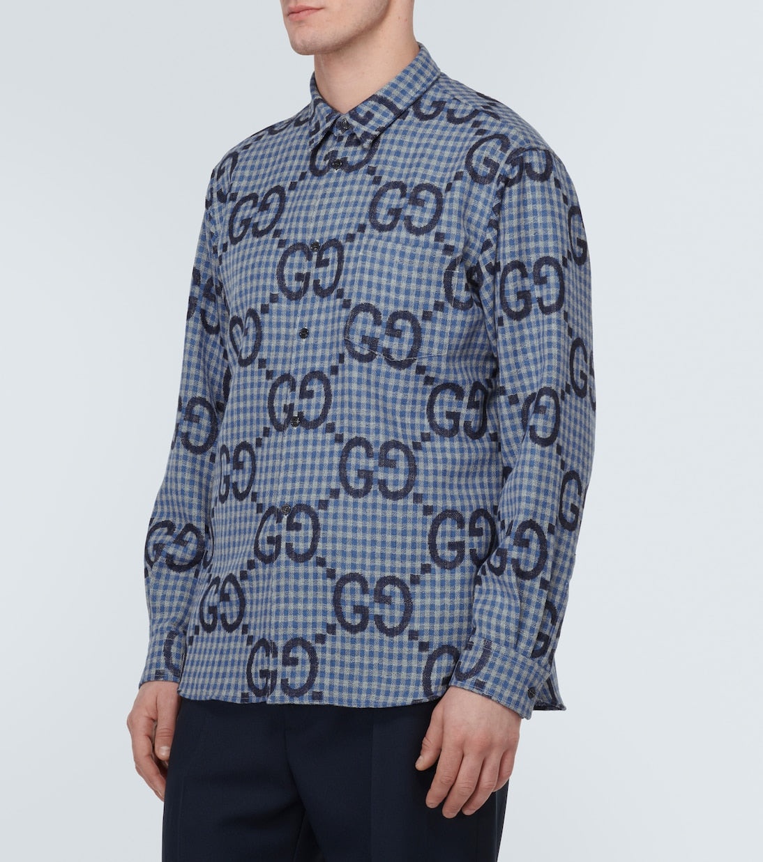 happylifeGUCCI GGウール Gucci GG Jacquard Oversized Half-Zip Wool Jacket Beige/Ebony