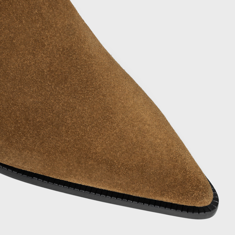 Celine Verneuil jodphur boot in Suede Calfskin 4