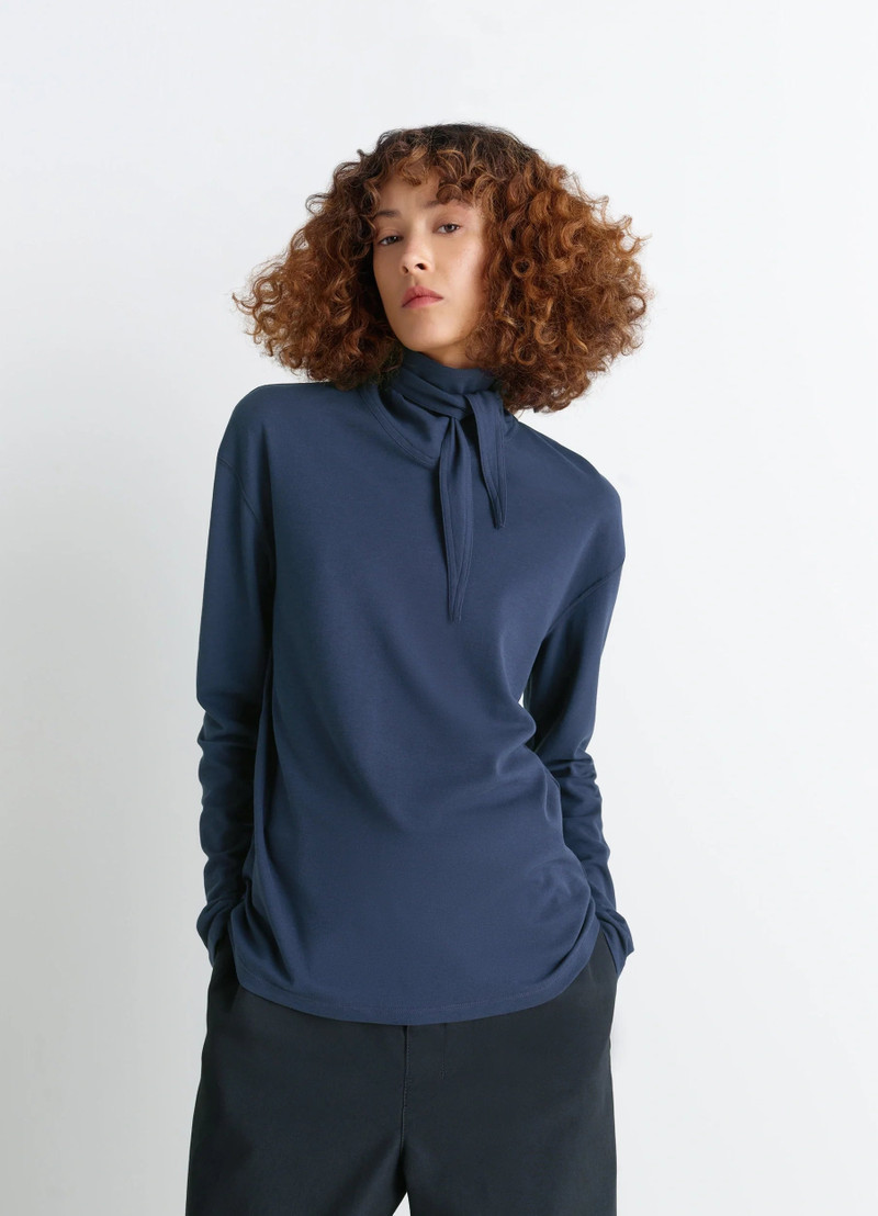 Lemaire LONG SLEEVE FOULARD TOP outlook